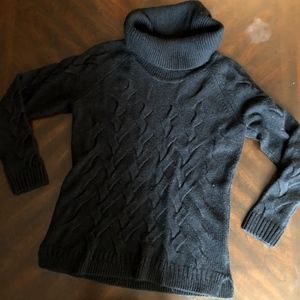 Black Cable Knit Sweater